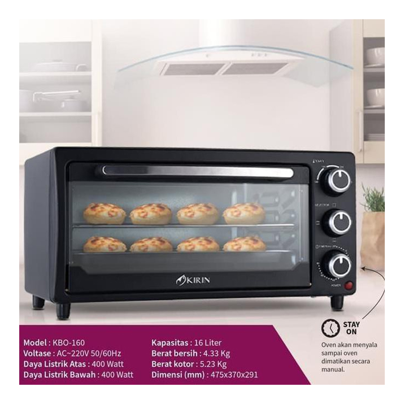 Kirin Oven Listrik - KBO-160